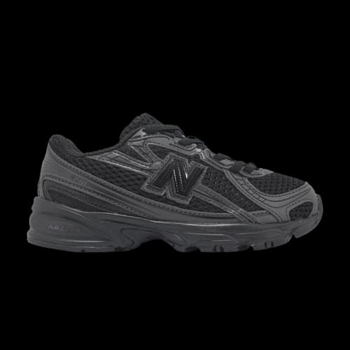 New Balance 740 Little Kid Wide 'Black Cement'