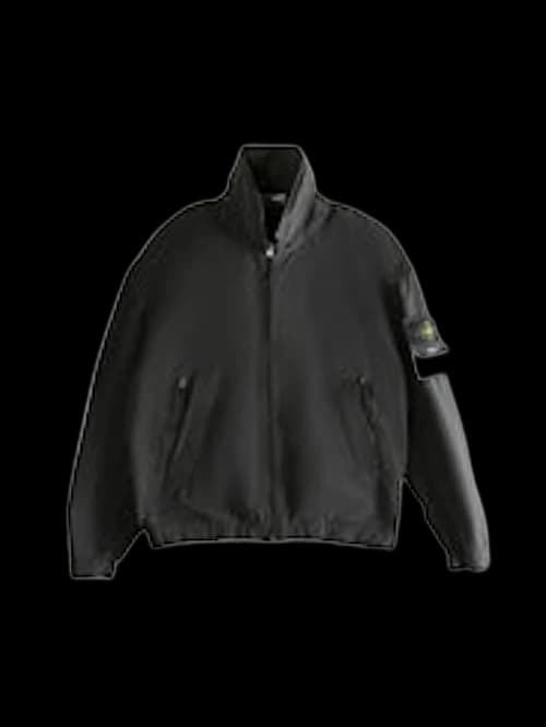 Stone Island Bomber Classic Collared Jacket Lead Grey