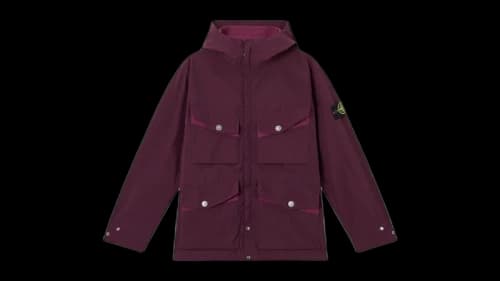Stone Island Light Compact Touch Poly-TC 60% Recycled Polyester Q100014 Jacket Amaranth