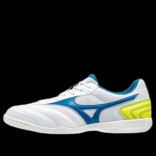 Mizuno Morelia Sala Club Low Tops Lightweight Volleyball Shoes White Blue Yellow