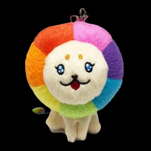 Takashi Murakami Yume Lion Mini Keychain Rainbow