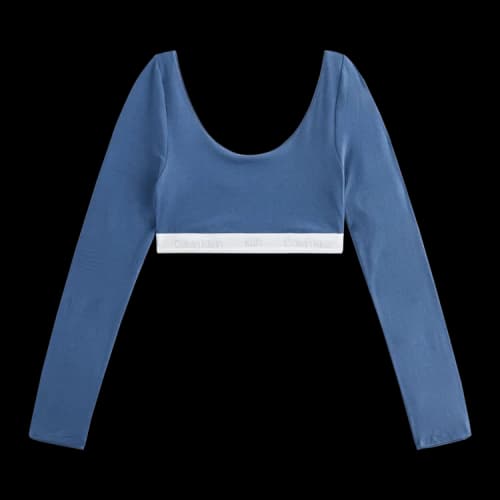Kith Women For Calvin Klein Seasonal Long-Sleeve Bralette 'Sea'