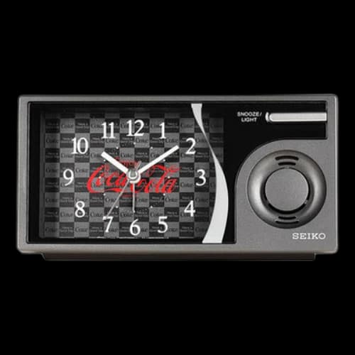 SEIKO x Coca Cola Mute Music Alarm Clock Black/Gray