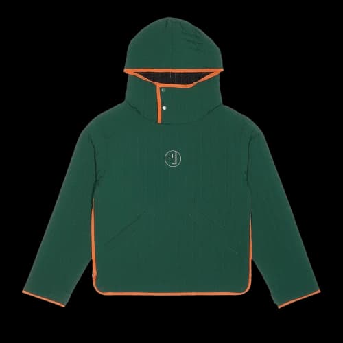 Jungles Movement Quilted Pullover 'Green'