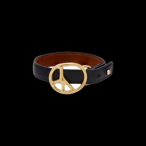 Needles Peace Buckle Bracelet 'Black'