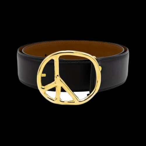 Needles Peace Buckle Belt 'Black'