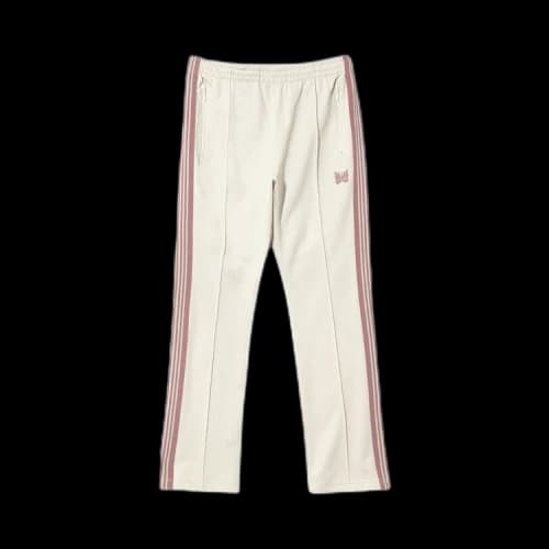 Needles Poly Smooth Narrow Track Pants 'Ivory'