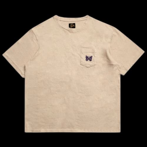 Needles Short-Sleeve Pocket Tee 'Oatmeal'