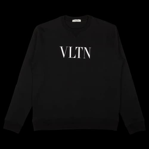 Valentino Logo Crewneck Sweatshirt 'Black'