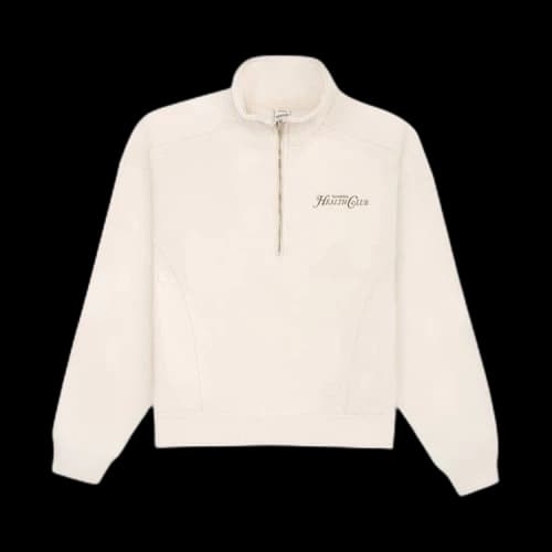 Sporty & Rich Rizolli Quarter Zip 'Cream'