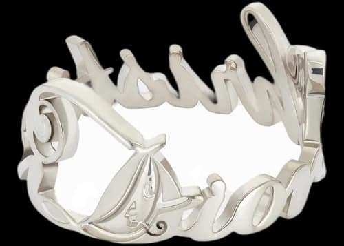 Dior x Kenny Scharf Ring Silver