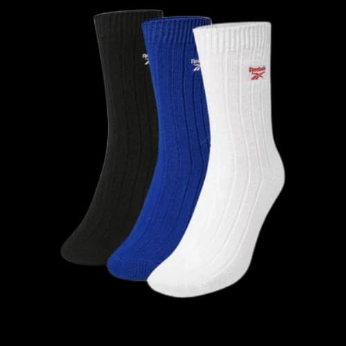 Reebok Mid Crew Sock 3P 'Blue'