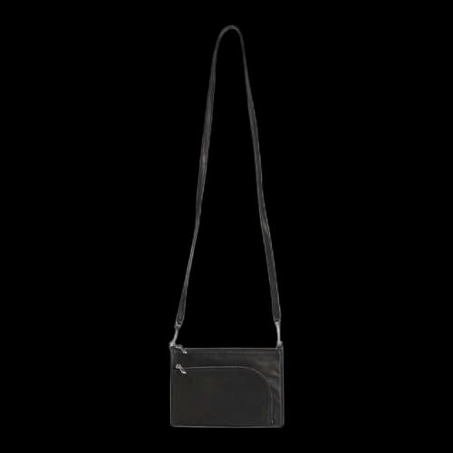 Rick Owens Leather Club Pouch 'Black'