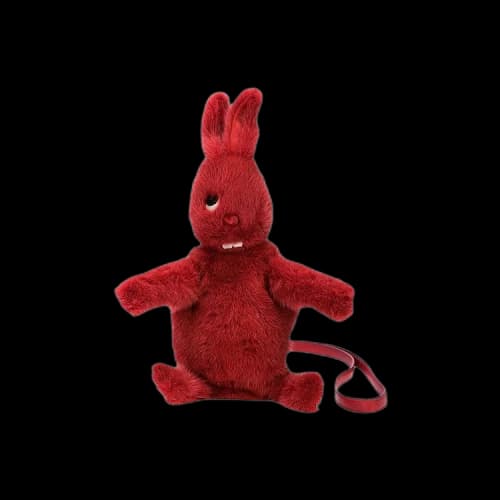 Rick Owens Hun Mink Fur Fat Bunny 'Cardinal Red'