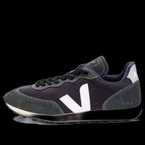 Veja Rio Branco Lace-Up Sneakers 'Black'