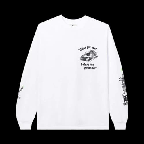 Real Bad Man Turn Up The Bass Detonator Long-Sleeve Tee 'White'
