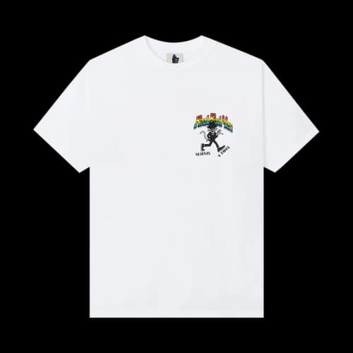 Real Bad Man Records And Tapes Short-Sleeve Tee 'White'