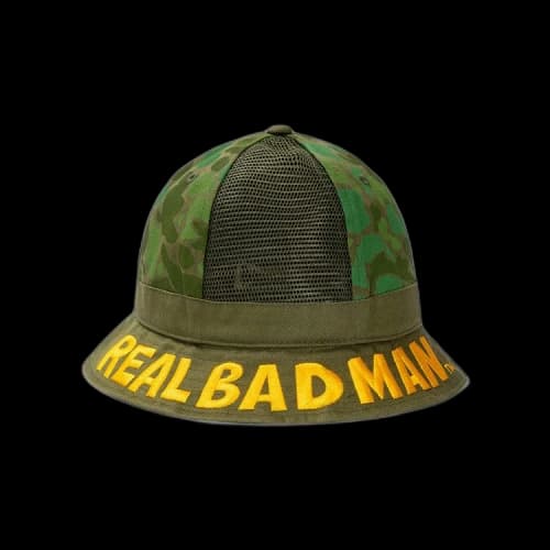 Real Bad Man Lost Hike Rbucket Hat 'Green Camo'
