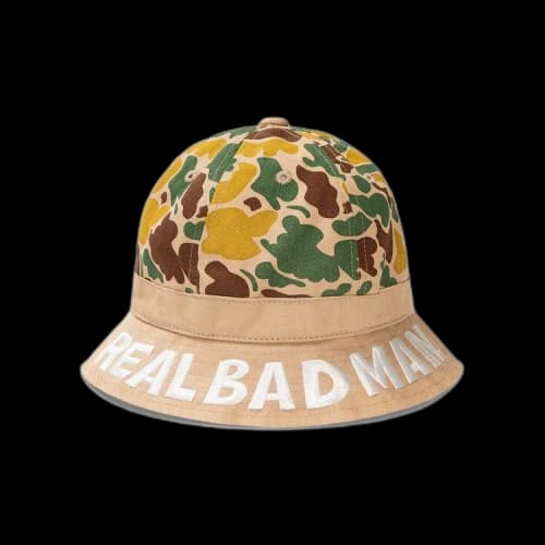 Real Bad Man Lost Hike Rbucket Hat 'Tan Camo'
