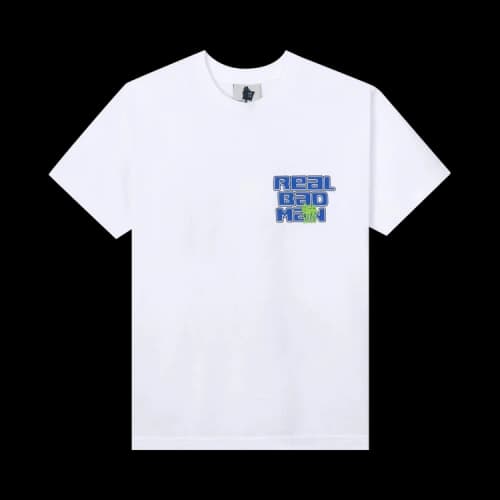 Real Bad Man Warning Tee 'White'