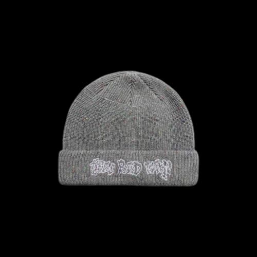 Real Bad Man Wild Record Knit Beanie 'Grey'