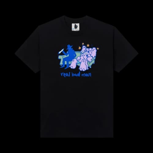Real Bad Man Zonked Friends Short-Sleeve Tee 'Black'