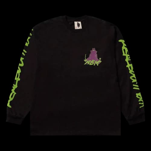 Real Bad Man Piano Meditation Long-Sleeve Tee 'Black'