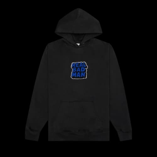 Real Bad Man Chenile Hoodie 'Black'
