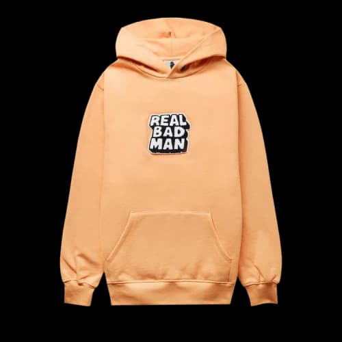 Real Bad Man Chenile Hoodie 'Orange Bang'