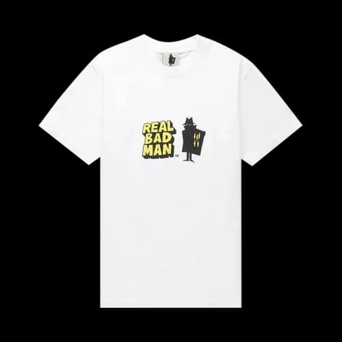 Real Bad Man Double Time Short-Sleeve Tee 'White'