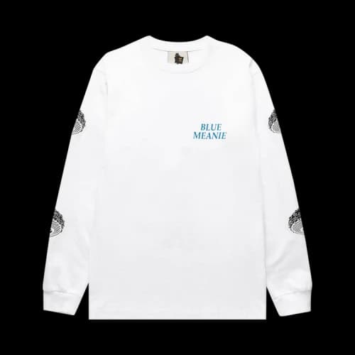 Real Bad Man Blue Meanie Long-Sleeve Tee 'White'