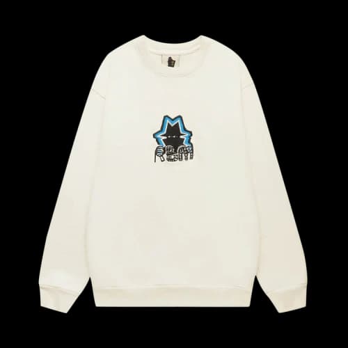 Real Bad Man Vibration Crewneck 'Bone'
