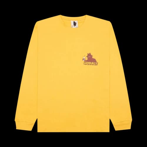 Real Bad Man x Gramicci Records Long-Sleeve Tee 'Mustards'
