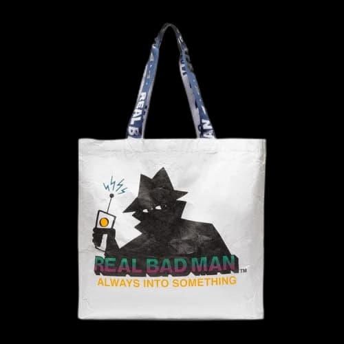 Real Bad Man A.I.S. Tote Bag 'White'