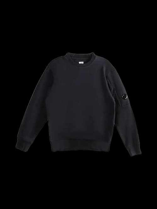 C.P. Company Logo Sweatshirt Total Eclipse
