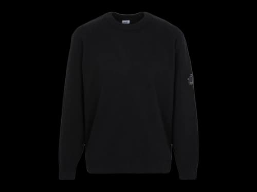 C.P. Company Logo Sweater Black