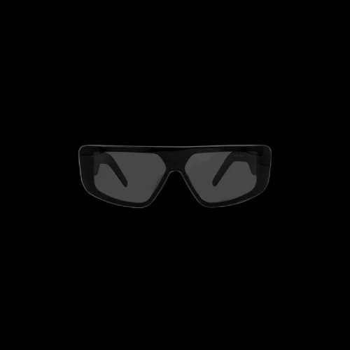 Rick Owens Performa Sunglasses 'Black/Silver'