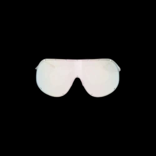 Rick Owens Shield Sunglasses 'White'