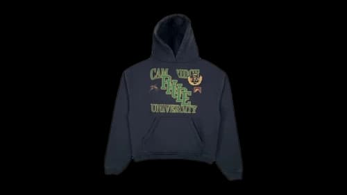 Rhude Cambridge University Hoodie Black