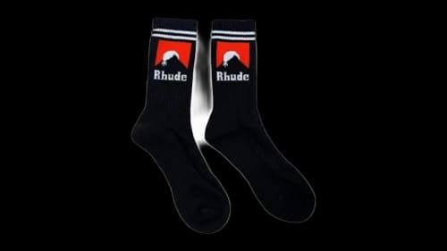 Rhude Moonlight Sock Black/Orange