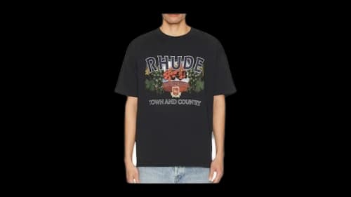 Rhude Town And Country Tee Black