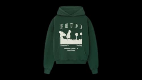 Rhude Thousand Palms Hoodie Hoodie Green