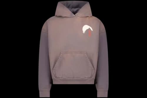 Rhude Moonlight Stamp Hoodie Grey
