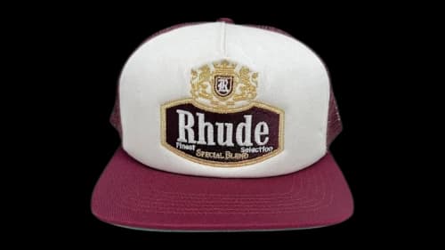 Rhude Special-Blend Trucker Hat Maroon