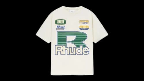 Rhude Roadway Racing Tee White
