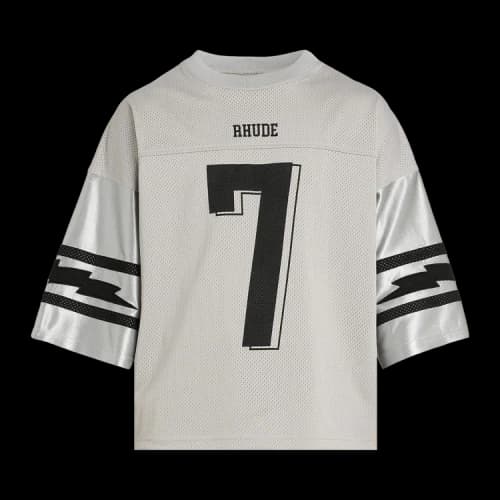 Rhude Lightning Football Jersey Grey/Silver
