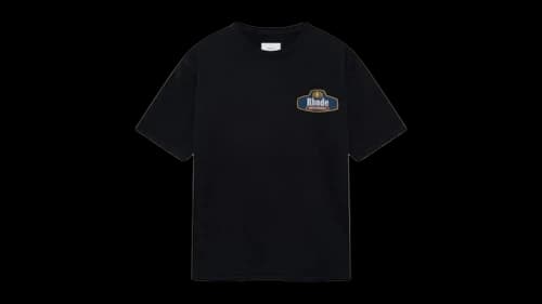 Rhude Safari Crest Vintage Tee Black/Red/Blue