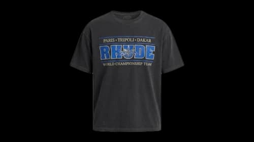 Rhude Chrono Vintage Tee Black/Blue