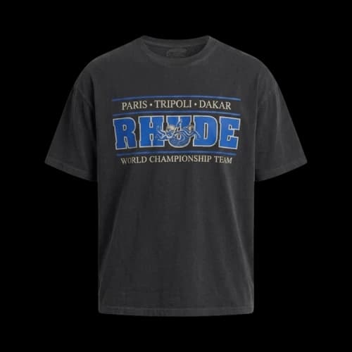 Rhude Chrono Tee 'Black/Blue'