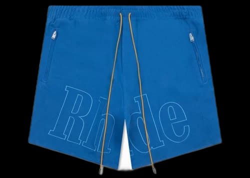 Rhude Tonal Logo Short Electric Blue